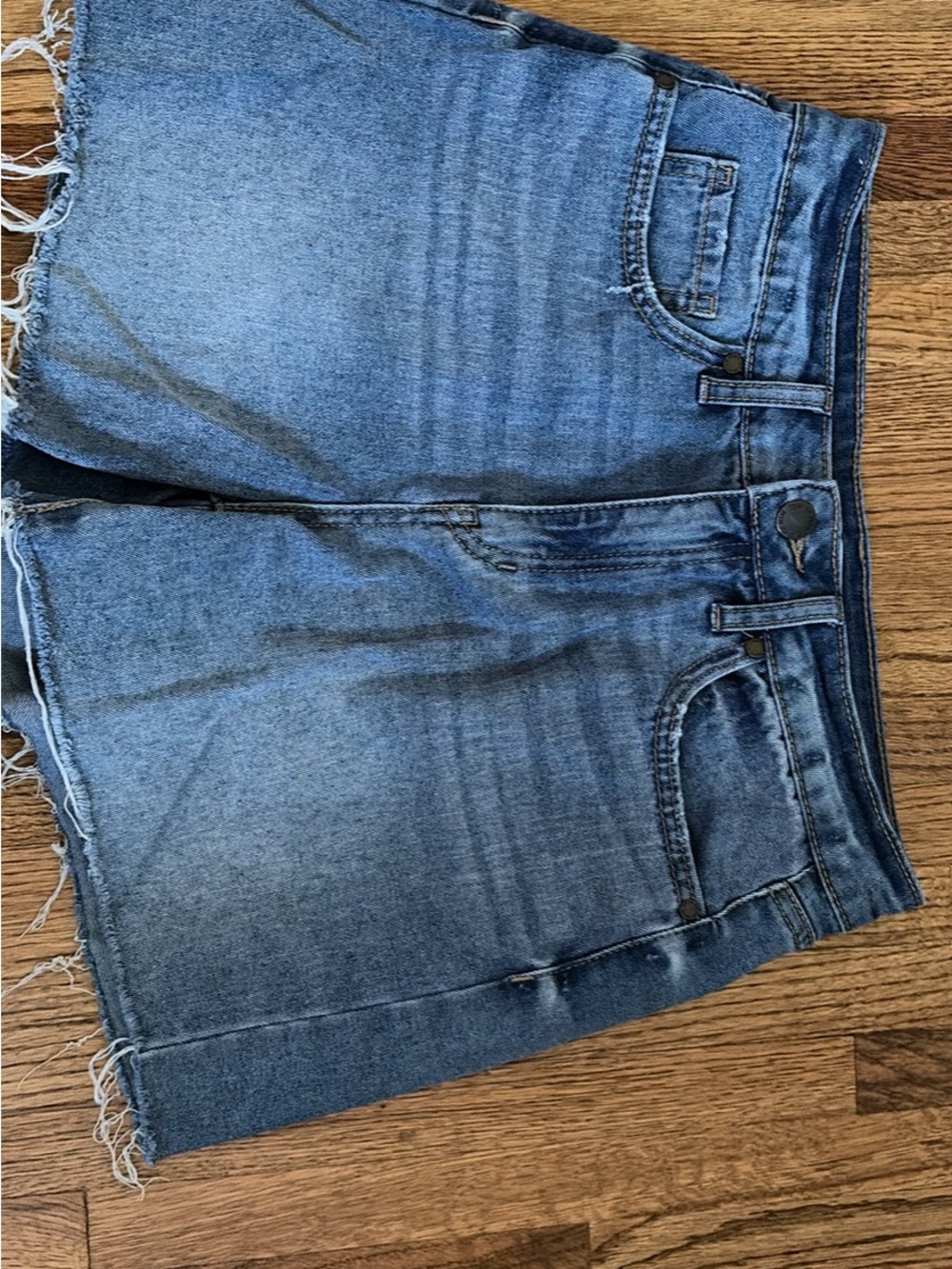 dip Blue Denim Jean Shorts